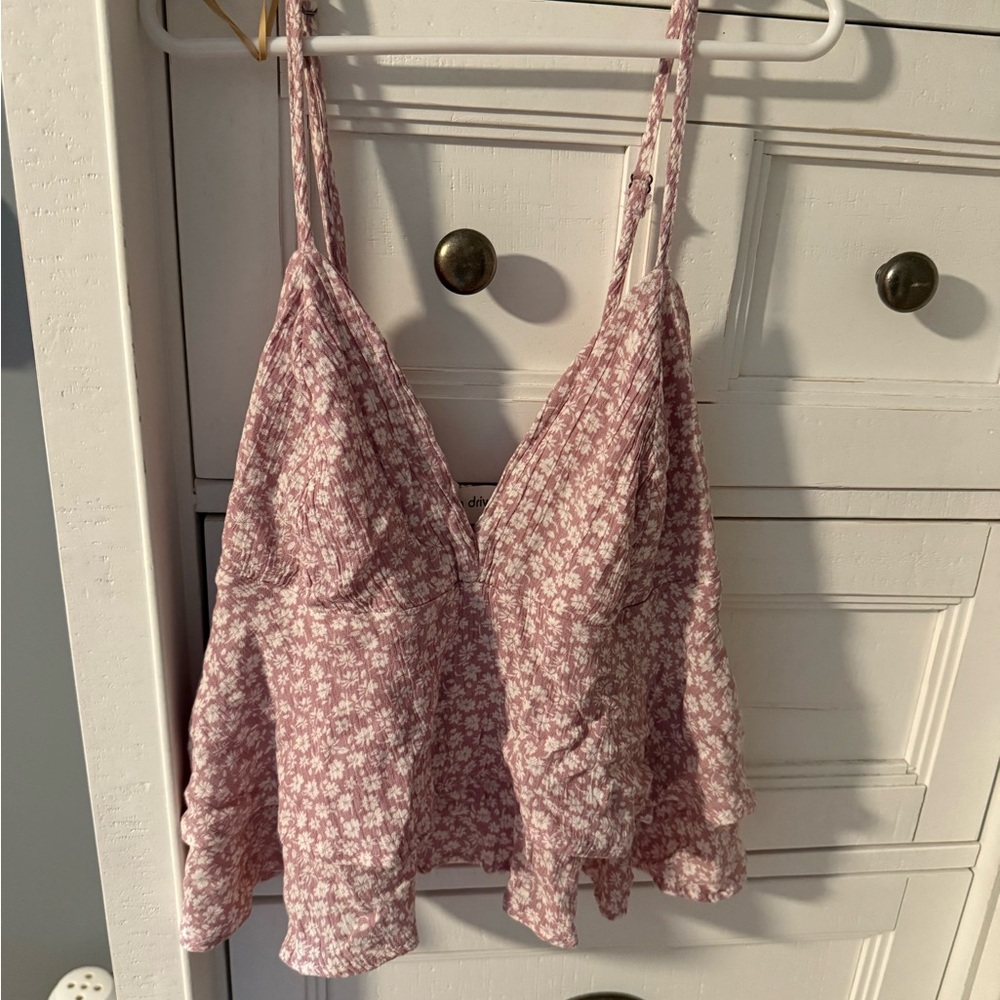 Ocean Drive Pink Floral Blouse